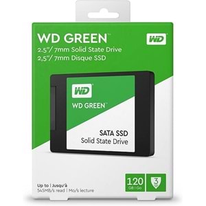 WD Green 120GB 7mm SATA3 540-465MB/s WDS120G2G0A
