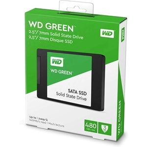 WD Green WDS480G2G0A 480GB 7mm SATA3 540-465MB/s Ssd