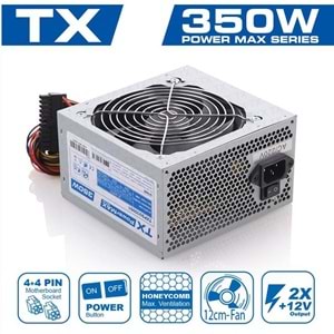 TX PowerMAX 350W 2xSATA, 2xIDE 8Pin CPU Güç Kaynağı TXPSU350S1