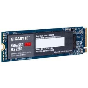 Gigabyte SSD Disk 256GB M.2 Disk NVMe 1.3 1700-1100 Mbs GP-GSM2NE3256GNTD