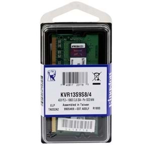 Kingston 4GB 1333MHz DDR3 Notebook RAM (KVR13S9S8/4)