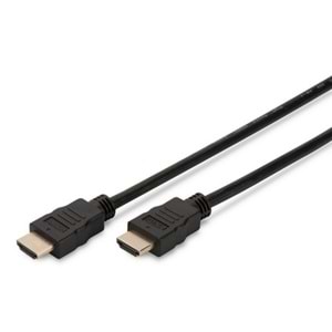Digitus AK-330107-010-S 1m HDMI with Ethernet Bağlantı Kablosu