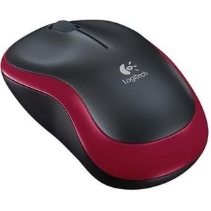 Logitech M185 Kablosuz Mouse Usb Siyah-Kırmızı 910-002237