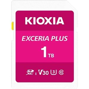 Kioxia 1024GB Normal SD Exceria Plus UHS1 R100 Hafıza Kartı LNPL1M001TG4