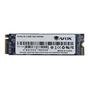 Afox SSD Disk 1000GB M.2 Disk 2280 NVMe PCI-E 2515-1816MB/S 3D TLC ME300-1000GN