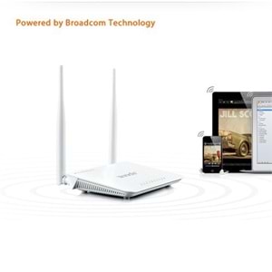 Tenda 4Port WiFi-N 600Mbps Dual Band Router N6