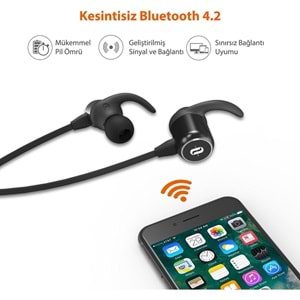 TAOTRONICS Mıknatıslı Bluetooth Ter Geçimez Spor Kulaklık 6 Saat Müzik + TT-BH035