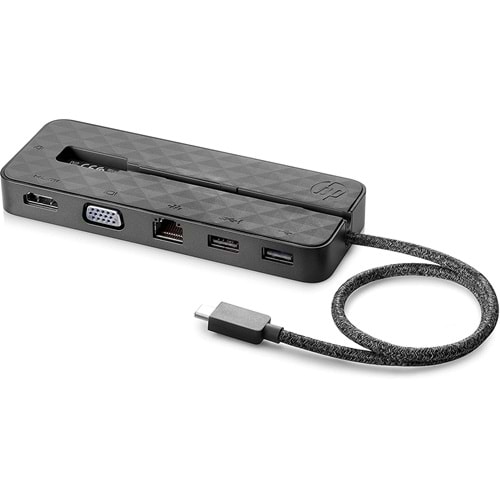 HP USB C Mini Wired USB 3.0 Type C Black 1PM64AA