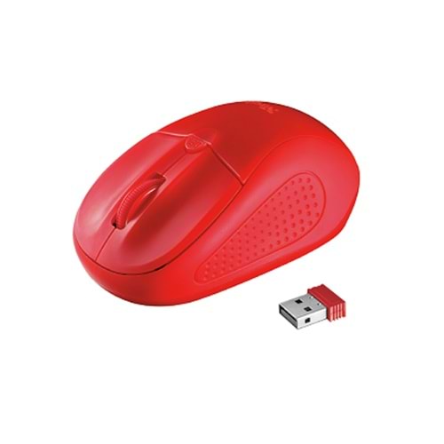 TRUST Primo 1600DPI Kablosuz Kırmızı Mouse 20787