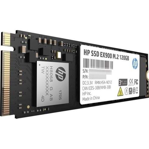 HP-X 120GB SSD Disk M.2 Disk EX 900 NVMe PCIe 3.0 x 4 2YY42AA