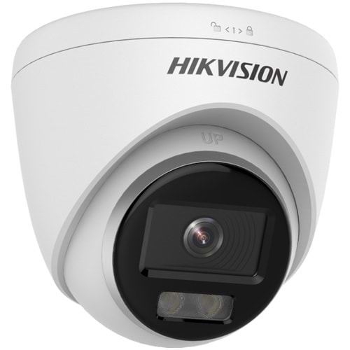 Hikvision DS-2CD1327G0-LUF 2MP ColorVu IP IR Turret Kamera (H.265+, Dahili Mik)