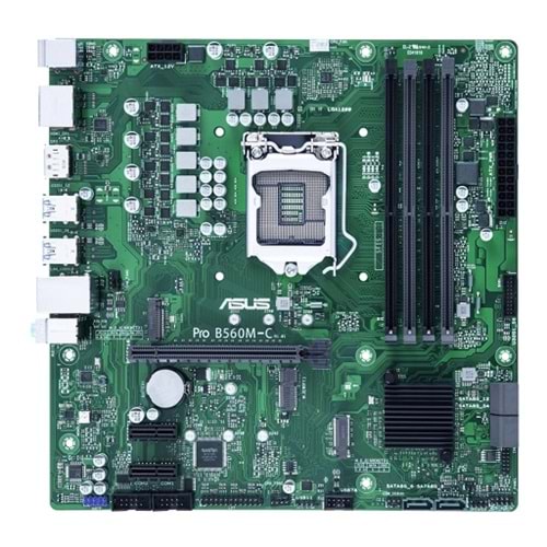 Asus PRO B560M-C/CSM B560 DDR4 USB3.2 DP/HDMI PCI4.0 1200p Anakart