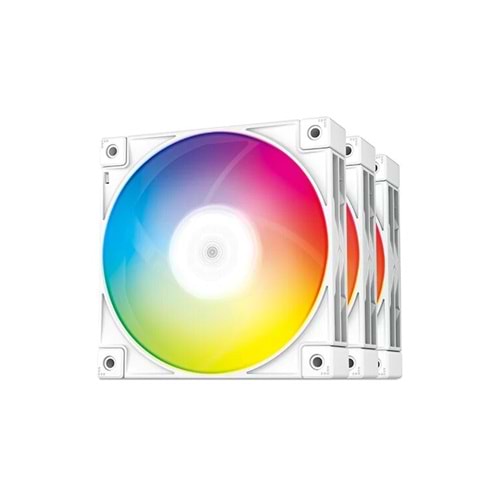 Deep Cool FC120 WHITE 3 IN 1 120×120×25mm RGB LED Soğutma