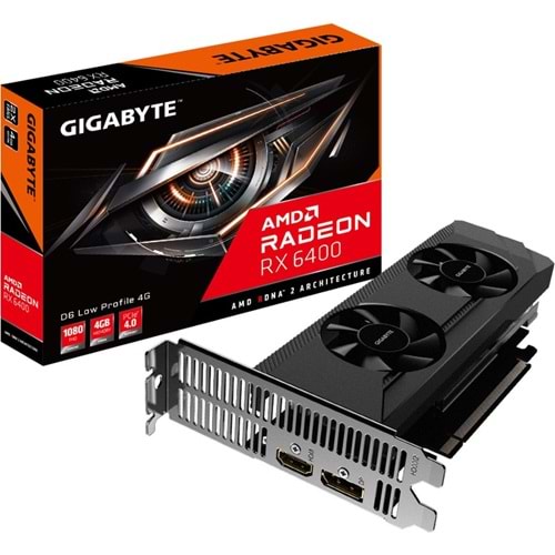 Gigabyte Radeon RX 6400 4GB 64bit GDDR6 PCI-E 4.0 Ekran Kartı
