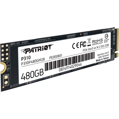 Patriot SSD 480GB P310 VPN100 M.2 2280 PCIE 1700/1500