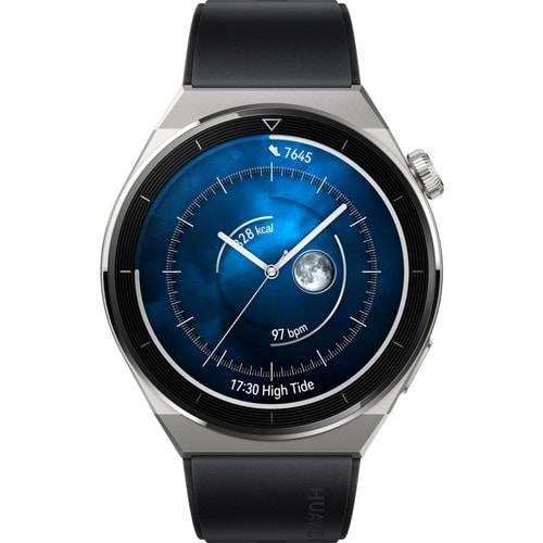 Huawei Watch GT3 Pro - 46 mm Titanium Kasa Siyah Deri