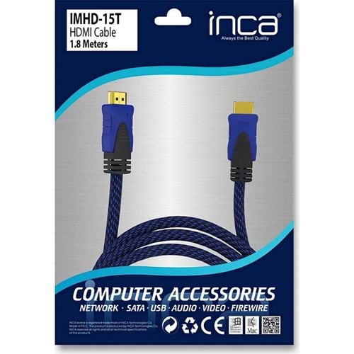 Inca IMHD-15T 1.8 M 4K HDMI Kablo
