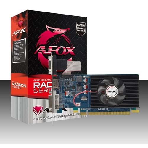 Afox Radeon AFR5230-1024D3L4 R5 230 1GB 64Bit DDR3 HDMI/DVI/VGA Ekran Kartı