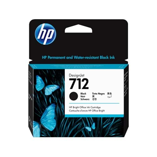 HP NO 712 Siyah Kartuş 80ML