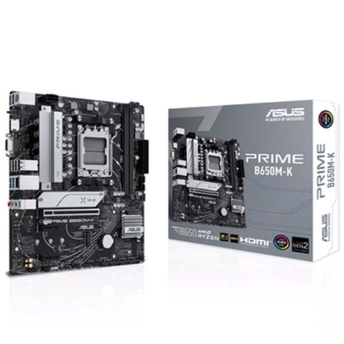 Asus Prime B650M-K B650 DDR5 M.2 HDMI/VGA PCI 5.0 AM5 Anakart