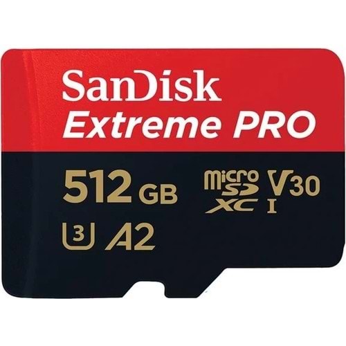Sandisk Extreme Pro SDSQXCD-512G-GN6MA 500Gb Micro Sd Kart