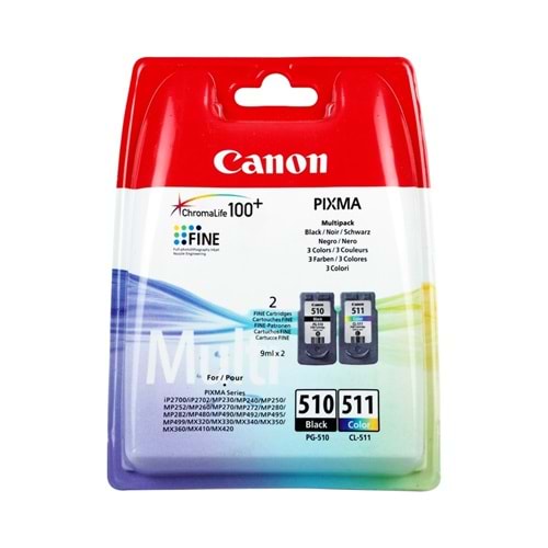 Canon PG-510BK+CL-511 2Lİ Kartuş