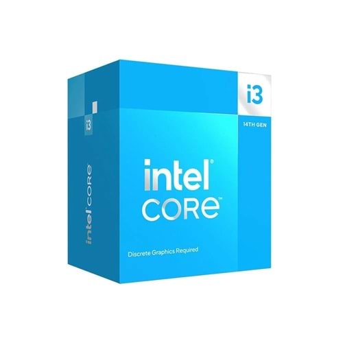 Intel Core i3-14100 3.50GHz 12MB 1700p 14. Nesil BOX İşlemci