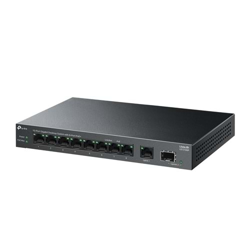 TP-Link LS1210GP 10Port 10/100/1000 Yönetilemez POE Switch