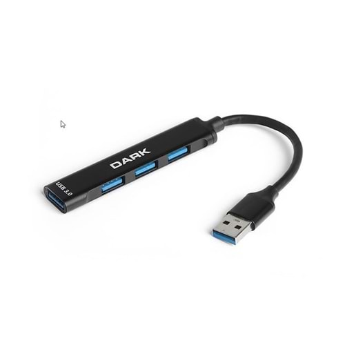 Dark DK-AC-USB310 Connect Master 4 Port 1XUSB 3.0 + 3XUSB 2.0 Alüminyum Kasa USB Çoklayıcı HUB