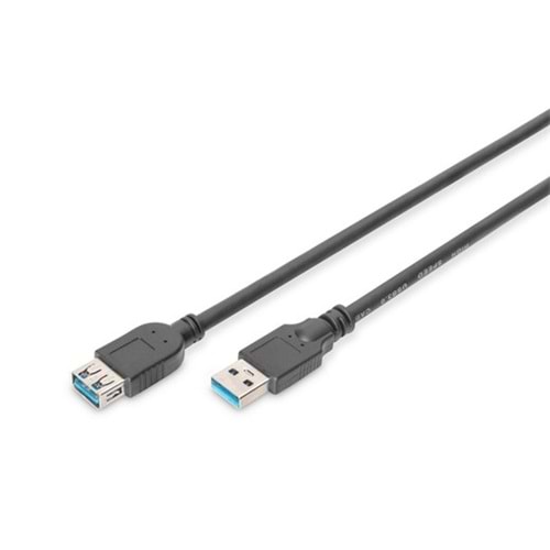 Digitus USB Uzatma Kablosu Siyah (1.8m)