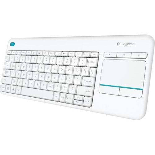 Logitech Kablosuz K400 Plus Touchpad Beyaz Klavye 920-007150