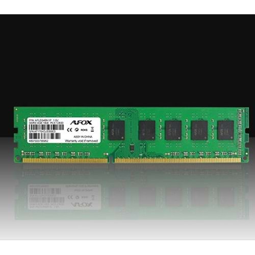 Afox 4GB DDR3 1600MHz Micron Chipset Masaüstü RAM AFLD34BN1P