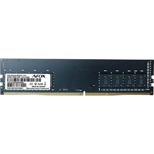 Afox Masaüstü RAM DDR4 16GB 2400Mhz Micron Chipset AFLD416ES1P