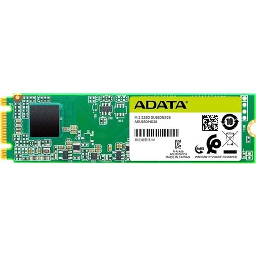 Adata 240GB M.2 Disk SATA 550-500MB/s SSD Disk ASU650NS38-240GT-C