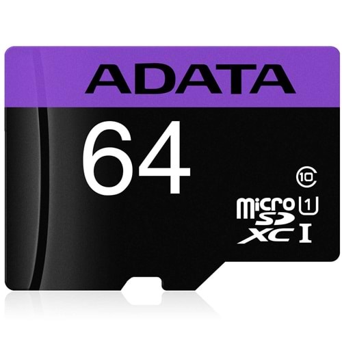 Adata 64GB Premier 80MB s Class 10 UHS 1 Micro SD Hafıza Kartı AUSDX64GUICL10RA1