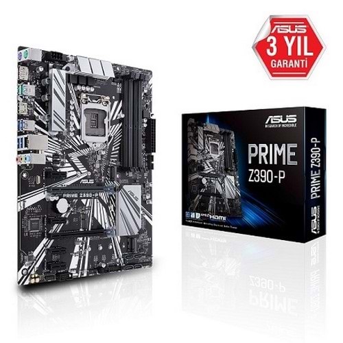 Asus Prime Z390-P Z390 DDR4 M.2 DP,HDMI PCI 3.0 1151p Anakart