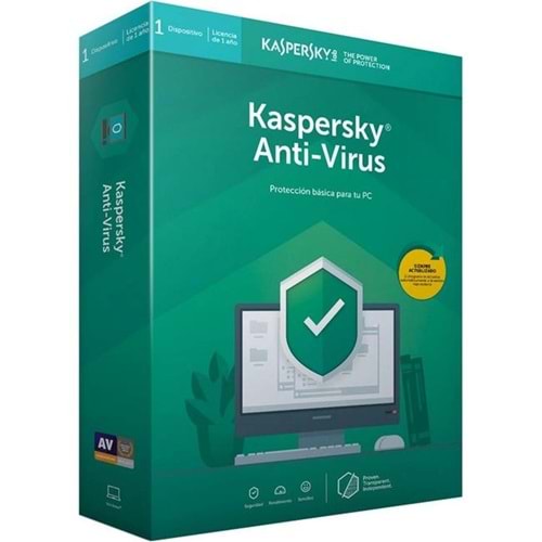 Kaspersky AntiVirüs 2 Kullanıcı 1 Yıl