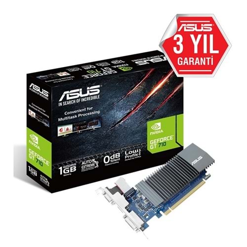 Asus GT710-SL-1GD5-BRK 1GB 32Bit GDDR5 HDMI-DVI-VGA PCI 3.0 Ekran Kartı