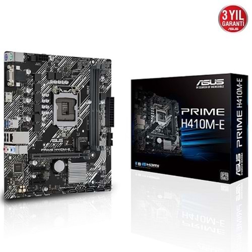 Asus Prime H410M-E H410 DDR4 USB 3.2 M.2 DVI/VGA PCI 3.0 1200p Anakart