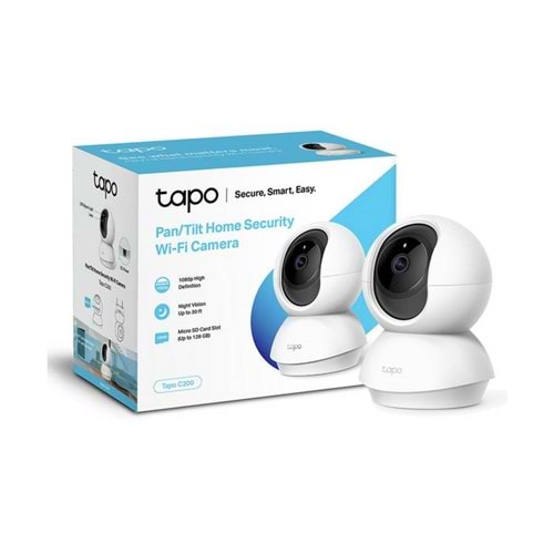 TP-Link Tapo C200 Ev Güvenliği için Pan / Tilt Wi-Fi Kamera *