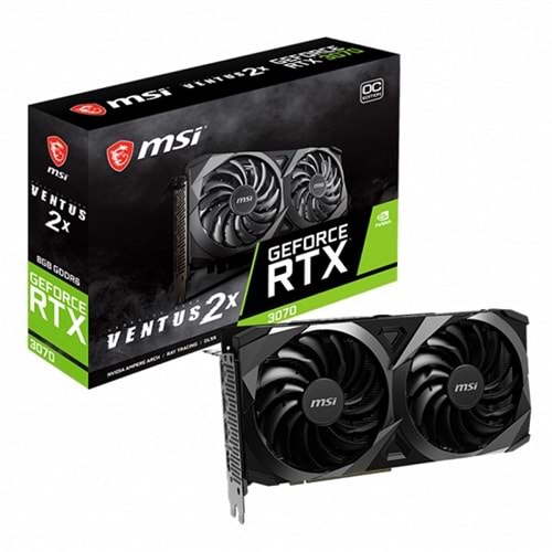 Msi GeForce RTX 3070 VENTUS 2X OC 8GB 256Bit GDDR6 Ekran Kartı