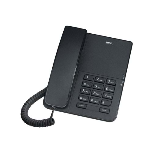 Karel TM140 Kablolu Masa Telefonu Siyah