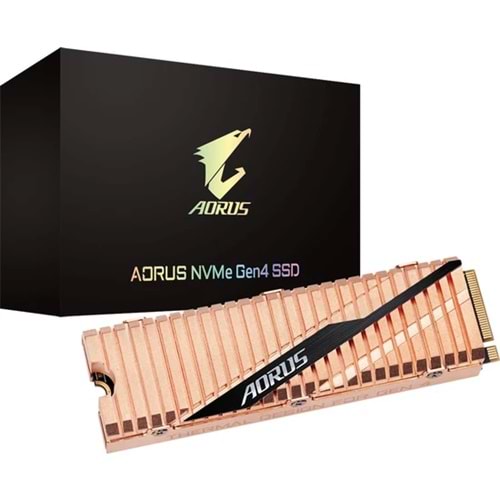 Gigabyte 500GB Aorus PCIe M.2 Disk 5000-2500MB/s SSD Disk GP-ASM2NE6500GTTD