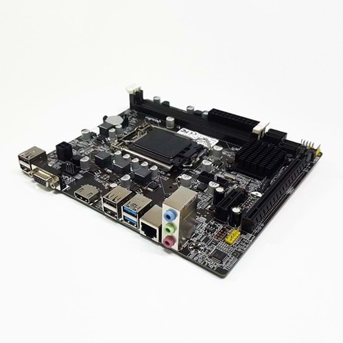 QUADRO Intel H61 Soket LGA1155 DDR3 Ses Glan VGA HDMI USB 3.0 Anakart H61-B75U3