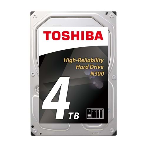 Toshiba 4TB N300 7200RPM 128MB SATA 3.0 3.5