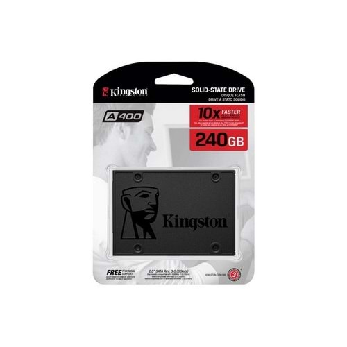 Kingston SSDNow A400 240GB Harddisk 500-350MB/s SA400S37/240G