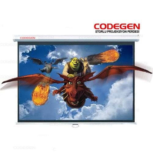 Codegen AX-18 180x180 Storlu Projeksiyon Perdesi
