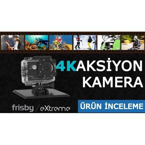Frisby eXtreme 4K Ultra HD WiFi 1080p Aksiyon Kamera FDV-3105B