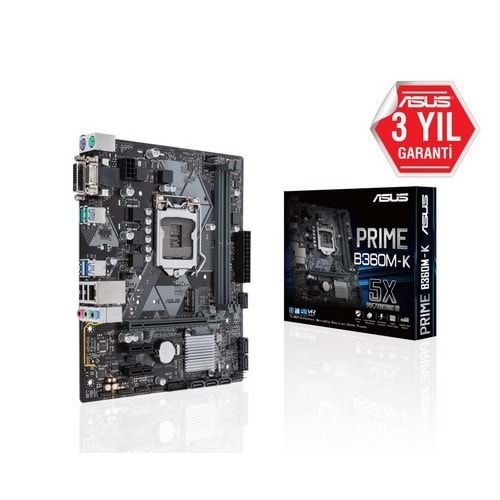 Asus Prime B360M-K B360 DDR4 M.2 1151p Soket Anakart