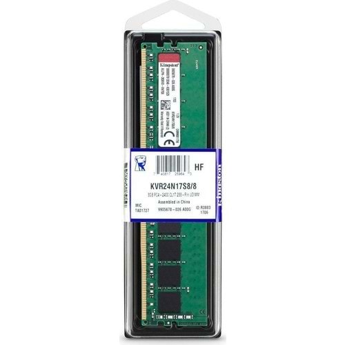 Kingston 4GB 2400MHz DDR4 Masaüstü RAM KSM24ED8-16